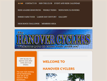Tablet Screenshot of hanovercyclers.org